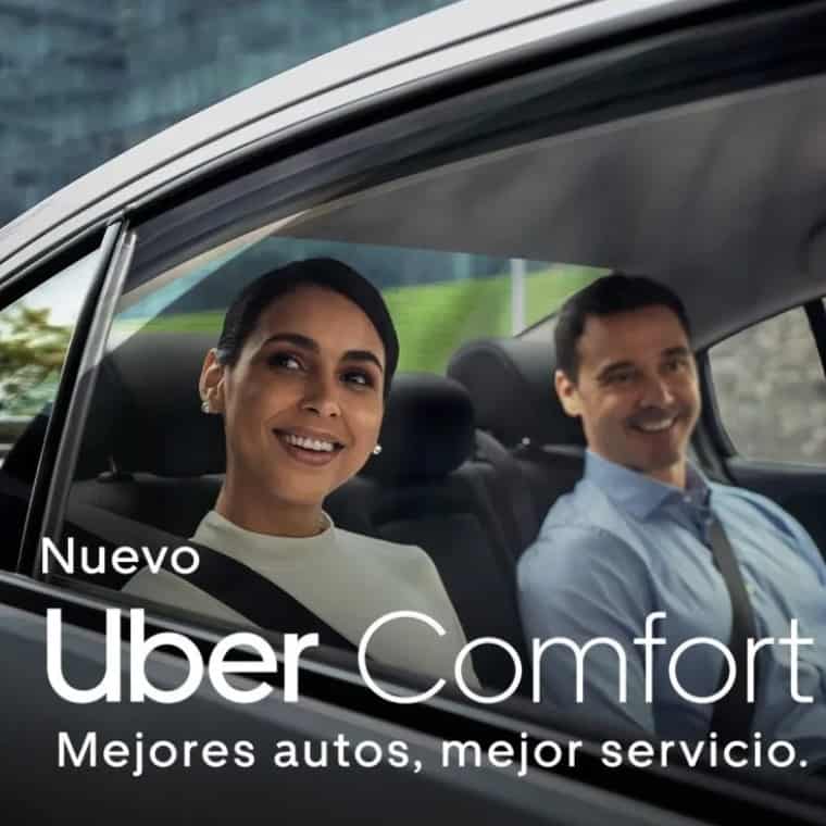 Uber Comfort en Argentina. Lista de Autos aceptados.